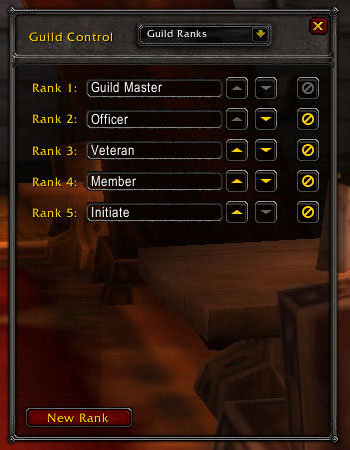 Default guild rank names